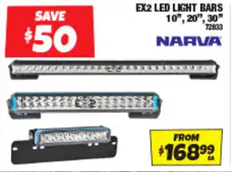 Autobarn Ex2 led light bars offer
