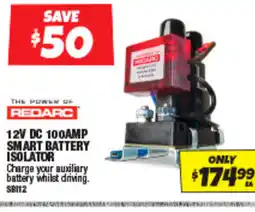 Autobarn 12v dc 100amp smart battery isolator offer