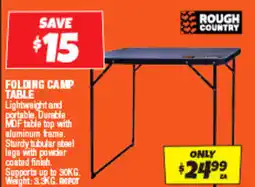 Autobarn Folding camp table offer