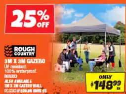 Autobarn 3m x 3m gazebo offer