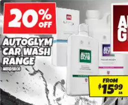 Autobarn AUTO GLYM CAR WASH RANGE offer