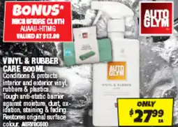 Autobarn VINYL & RUBBER CARE offer