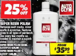 Autobarn Super resin polish offer