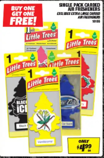 Autobarn Single pack carded air fresheners offer