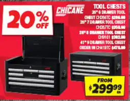 Autobarn Tool chests offer