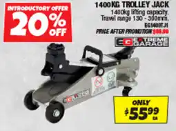 Autobarn 1400kg trolley jack offer