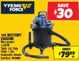 Autobarn 15lwet/dry vacuum offer