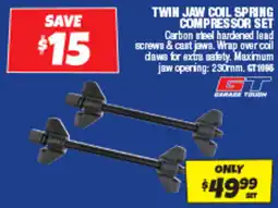Autobarn Twin jaw coil spring compressor set offer