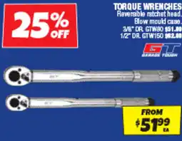 Autobarn Torque wrenches offer