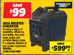 Autobarn 2kva inverter generator offer