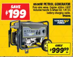 Autobarn 6500w petrol generator offer