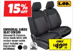 Autobarn Universal suede seat covers offer