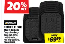 Autobarn Rubber floor mats black offer