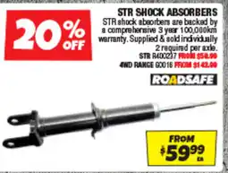 Autobarn Str shock absorbers offer