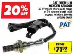 Autobarn Pat premium oxygen sensor offer
