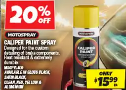 Autobarn Caliper paint spray offer