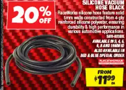 Autobarn Silicone vacuum hose black offer