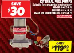 Autobarn External fuel pumps offer