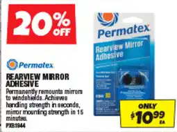 Autobarn Rearview mirror adhesive offer