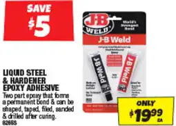Autobarn Liquid steel & hardener epoxy adhesive offer