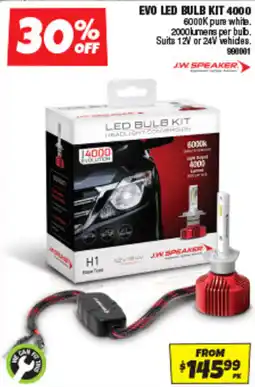 Autobarn Evo led bulb kit 4000 offer