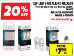 Autobarn 12v led signalling globes offer