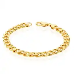 Shiels 9ct Yellow Gold Curb 23cm Bracelet offer