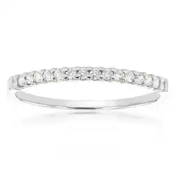 Shiels 18ct White Gold 'Eden' Ring With 0.15 Carats Of Diamonds offer