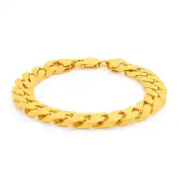 Shiels 9ct Yellow Gold Divine Curb Bracelet offer