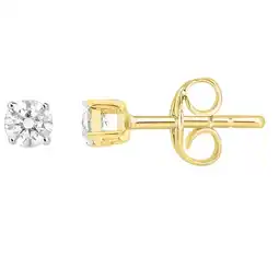 Shiels 9ct Yellow Gold 1/6 Carat Diamond Stud Earrings offer