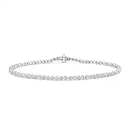 Shiels 1/4 Carat Charming Fancy Tennis 18cm Bracelet in 9ct White Gold offer