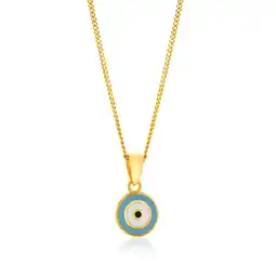 Shiels 9ct Yellow Gold Evil Eye Double Sided Pendant offer