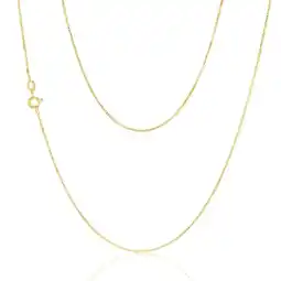 Shiels 9ct Yellow Solid Gold 15 Gauge 46cm Chain offer