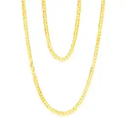 Shiels 9ct Yellow Gold Fancy 120 Gauge 55cm Chain offer
