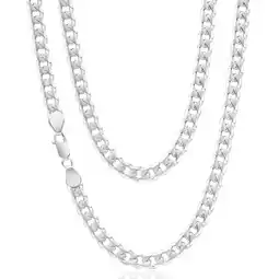 Shiels Sterling Silver 200 Gauge Diamond Cut 70cm Curb Chain offer
