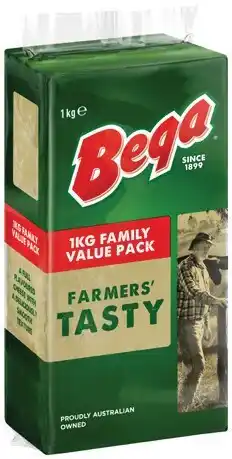 IGA Bega Farmers’ Tasty Cheese Block 1kg offer
