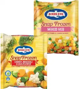 IGA Birds Eye Snap Frozen Vegetables 500g Selected Varieties offer