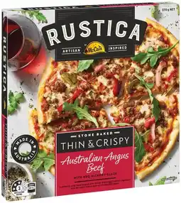IGA Rustica by McCain Stone Baked Pizza 335‑450g Selected Varieties offer