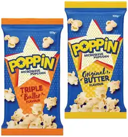 IGA Poppin Microwave Popcorn 85‑100g Selected Varieties offer