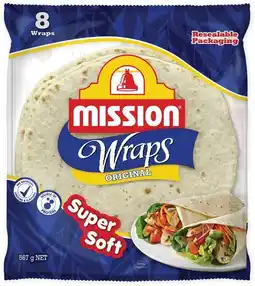 IGA Mission Wraps 6-8 Pack Selected Varieties offer