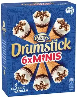IGA Peters Drumstick 4 Pack or Minis 6 Pack Selected Varieties offer