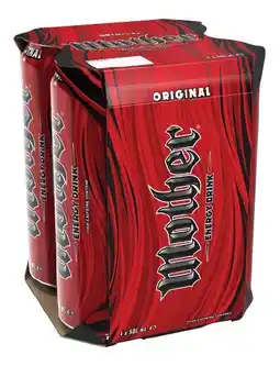 IGA Mother Energy Drink 4x500mL Selected Varieties offer