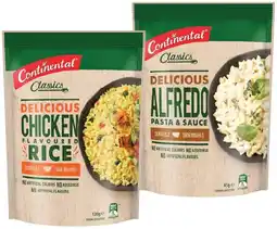 IGA Continental Pasta & Sauce 85β105g or Rice 115β120g Selected Varieties offer