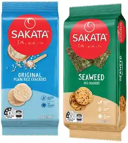 IGA Sakata Rice Crackers 80‑90g Selected Varieties offer