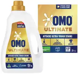 IGA OMO Expert Laundry Liquid 2 Litre, Powder 2kg or Capsules 28 Pack Selected Varieties offer