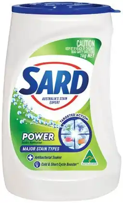 IGA Sard Stain Remover Powder 900g‑1kg Selected Varieties offer