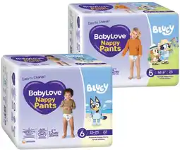 IGA BabyLove Nappy Pants 22‑34 Pack Selected Varieties offer