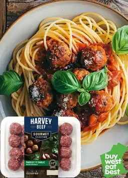 IGA Harvey Beef Garlic and Parsley Meatballs 500g offer
