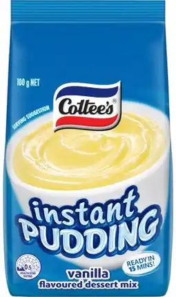 IGA Cottee’s Vanilla Flavoured Instant Pudding Mix offer