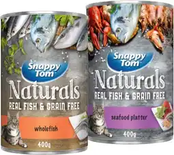 IGA Snappy Tom Naturals Wet Cat Food 400g Selected Varieties offer